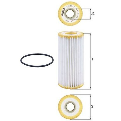 Oil filter for audi - for,