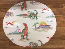 1 Round Table Placemat Handmade with Cath Kidston Dinosaur Double Sided New 32.5