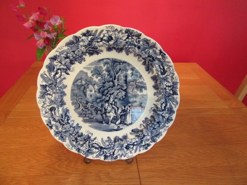 Vintage booths blue british - vintage,