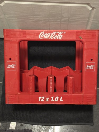 Coca cola red plastic crate - red,