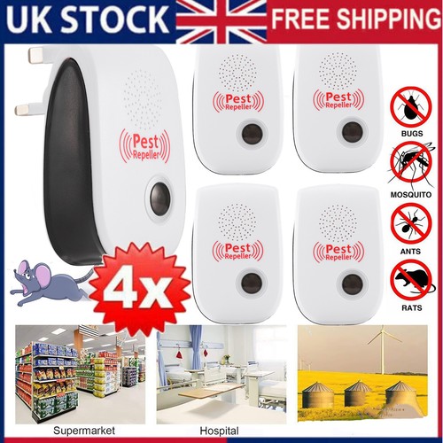 Ultrasonic pest repeller - 4x,