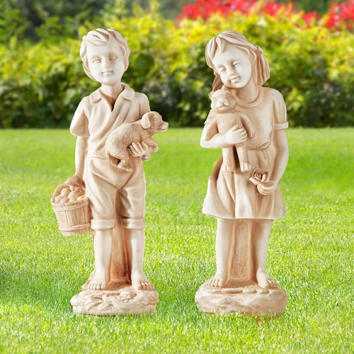 2pc boy and - 2pc, statue