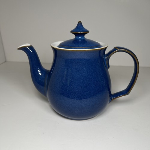 Denby imperial blue teapot - -,