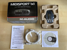 M-Audio MIDISport 1x1 1-in/1-out USB MIDI interface, unused, boxed w/ USB cable
