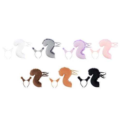 Squirrel ears and - ears, tail