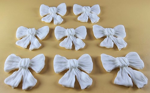 Edible 40mm large bows - 3d,