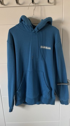 Napapijri blue hoodie - napapijri,
