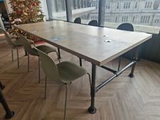 Used Industrial Meeting Boardroom Table. Used Project Collaboration Table