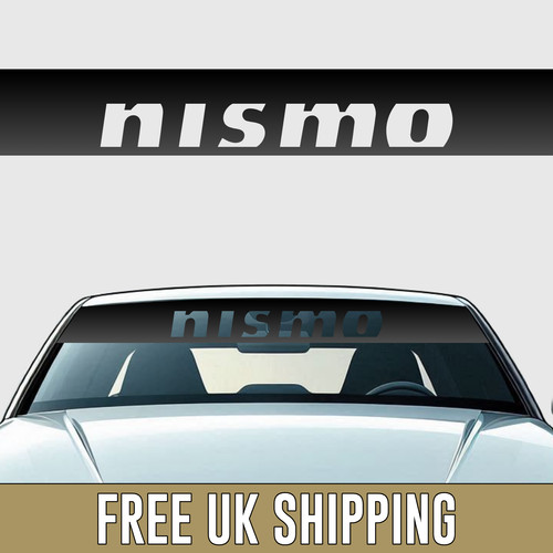 Nismo cut out sunstrip - cut,
