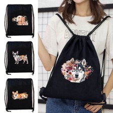 Dog Drawstring Backpack