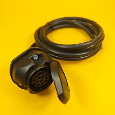 13 Pin Socket Assembly With 2m Pre-Wired 8 Core Cable Professional Towing UK