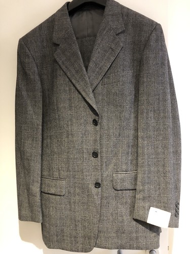 Capellini grey check suit - capellini,
