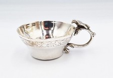 19TH CENTURY OTTOMAN TURKISH SOLID SILVER SMALL COFFEE CUP