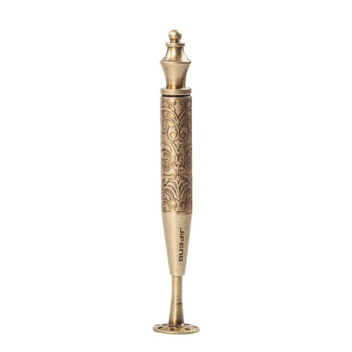 Brass pipe tamper - in,