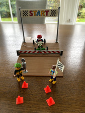 Playmobil racing ramp with 3