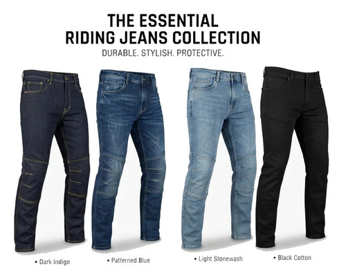 Men motorcycle jeans - men's,