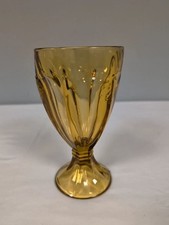 Amber Glass Dessert Bowl