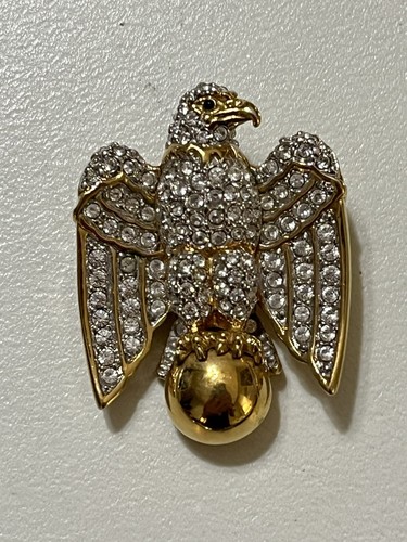 Vintage swarovski eagle brooch - vintage,