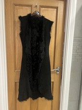 Sheepskin Sleeveless Long Gilet