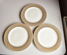 NEXT LINEAR DINNER PLATES X 3 VERY GOOD CONDITION