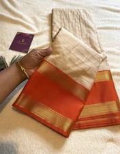 Elegant Cream & Orange