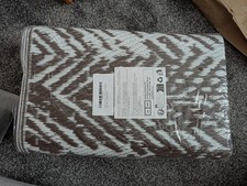 Outdoor Rug for Patios Waterproof 120×180 cm,  UV Resistant Garden Reversible