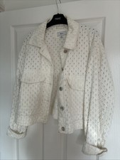 Next Ladies White Denim Jacket