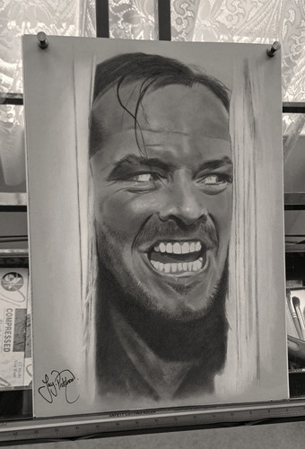 Jack nicholson size art - nicholson,