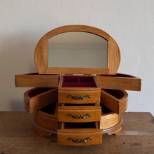 Vintage large Mele oak finish