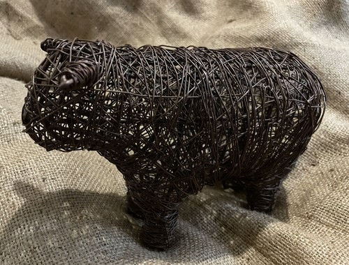 Metal wire work highland - work,