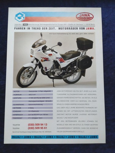 Jawa 640 sport style - jawa, 593