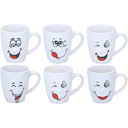 6pcs smiley face - smiley,