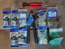 Gripple Tensioning Tool + 100 Med Gripples + 40 T-clips + Staples Etc