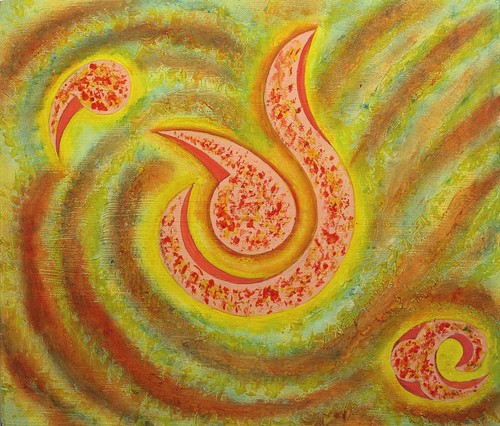 Abstract shapes design - shapes, acrylic