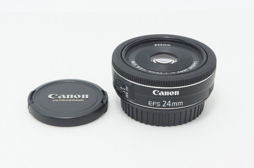 Canon 24mm 8 stm black - canon, ef-s