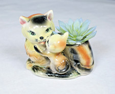 Vintage Cats Small Planter