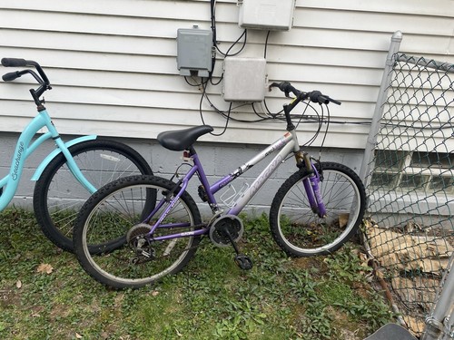 Magna purple and white - white, bike