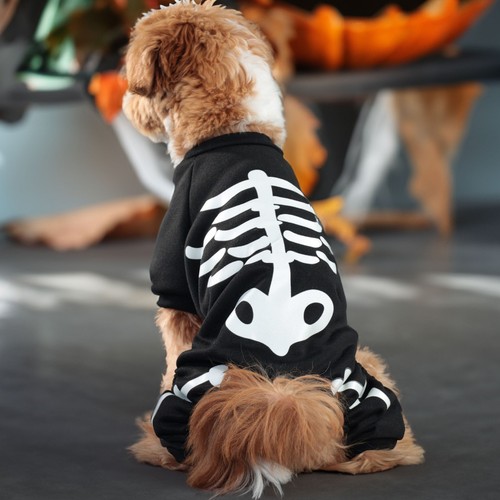 Halloween dog costume glow - halloween,