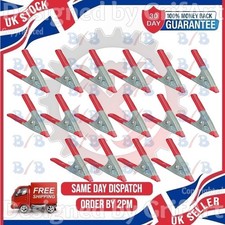 16 MINI CLIPS RED SMALL METAL