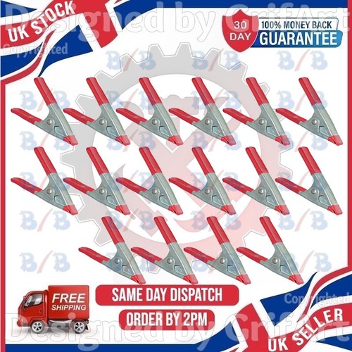 Mini clips red small metal - 16,