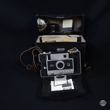 Polaroid Automatic 250 Land Camera Vintage With Case And Flash