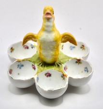 VICTORIA CHINA Art Deco CHICK Egg Cup Holder C1930s