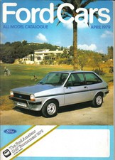 Ford Cars Range Apr 1979 Fiesta Escort Cortina Capri Granada Ford Rallye Sport