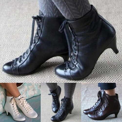 Women ladies low kitten - low, heel