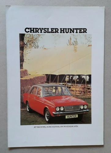 Chrysler hunter brochure 1978 - hunter,