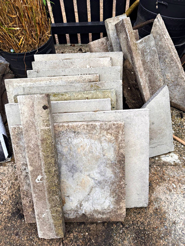 Grey concrete rectangular - concrete,