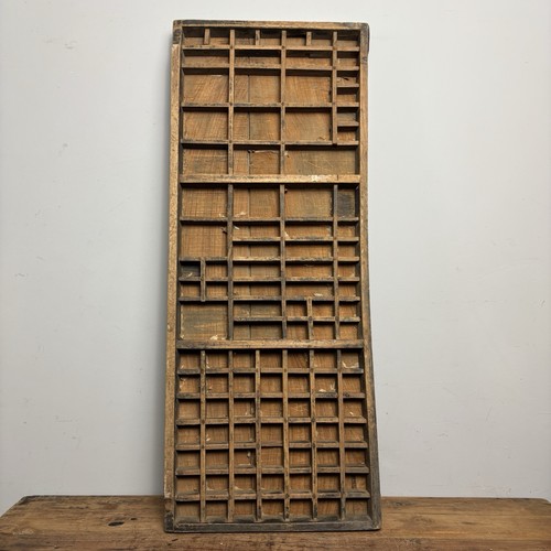 Vintage wooden printers tray - printers,
