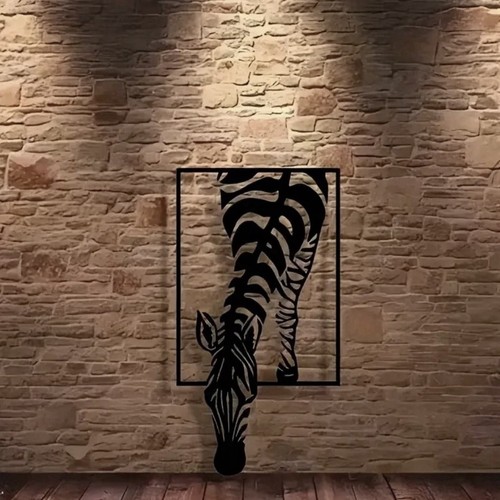 Zebra elegant minimalist metal - elegant,