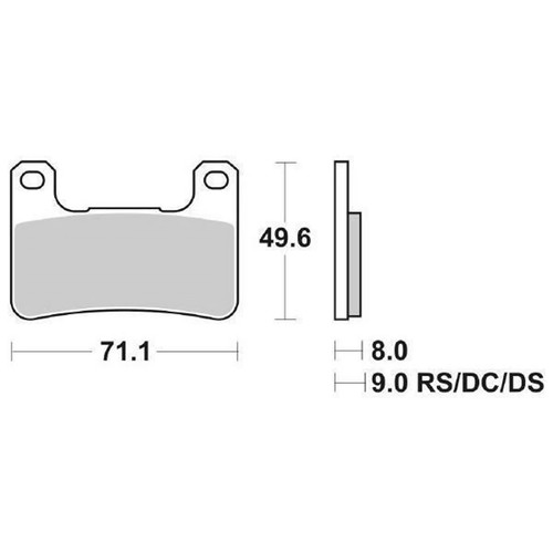 Sbs front brake - front, pads