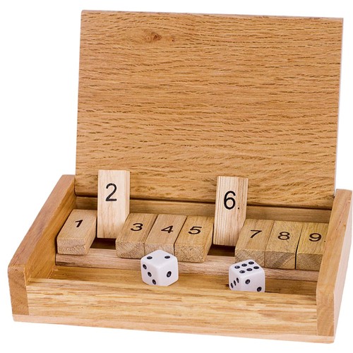 Shut the box pocket size - 'shut,